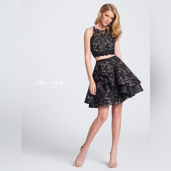 ELLIE WILDE BY MON CHERI EW21763S SIZE 10 - Picture 1 of 15